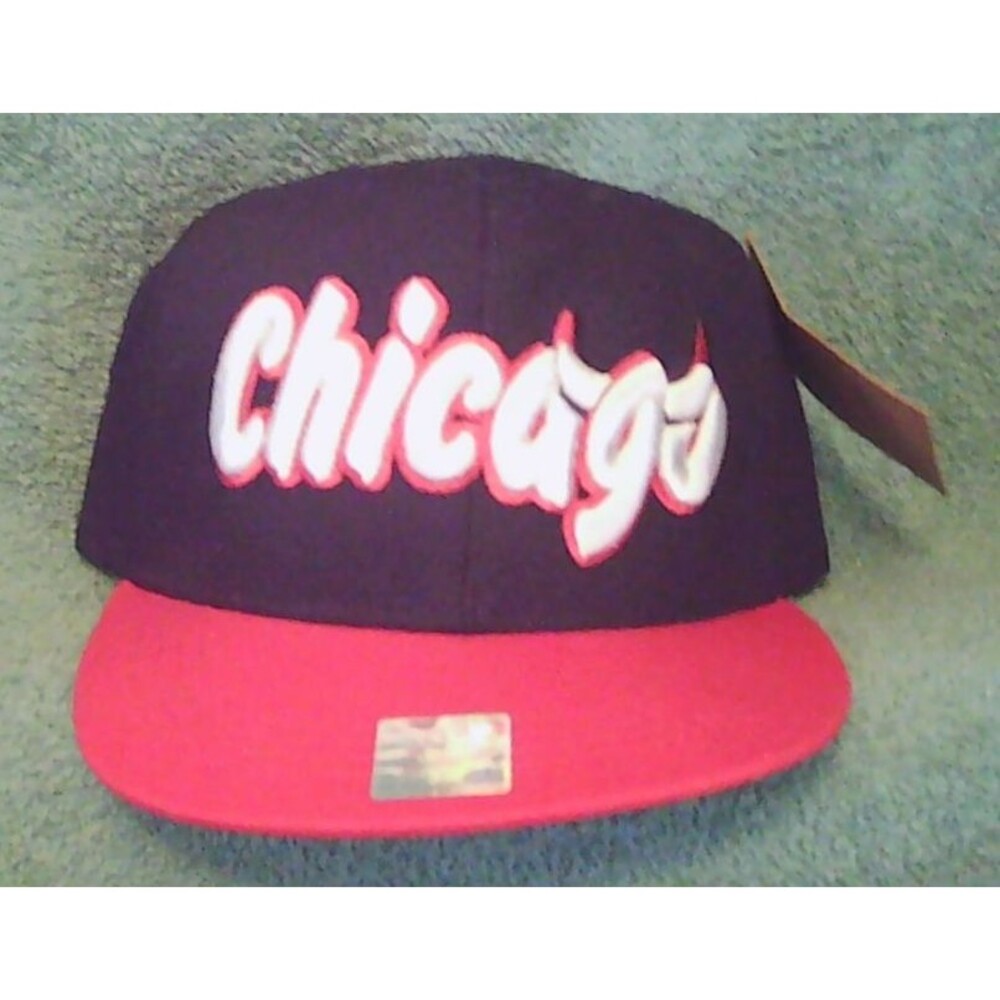 Black Eagles Acecap Trading Co Snapback Chicago Bulls Cap NWT